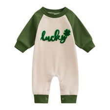2023-12-29 Newborn Baby Boy Girl St Patrick'S Day Outfit