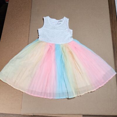 Rare Editions Rainbow Layer Bottom Dress 5 | eBay