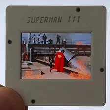 Superman III 1983 35mm Studio Slide Transparency Christopher Reeve Warner Bros 
