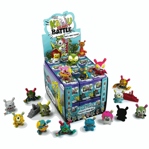 kidrobot Kaiju Dunny Battle Series Vinyl Mini Figures - Kesagake - NEW - Picture 3 of 3