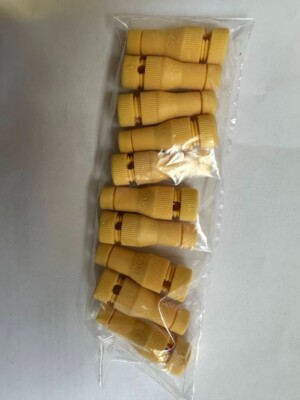 20 New Yellow Posi-Tap Wire-tap 10-12 GA Wire Connectors