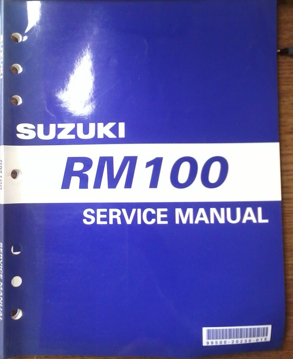 2003 Suzuki RM100 Owner's Service Manual 99500-20230-01E | eBay