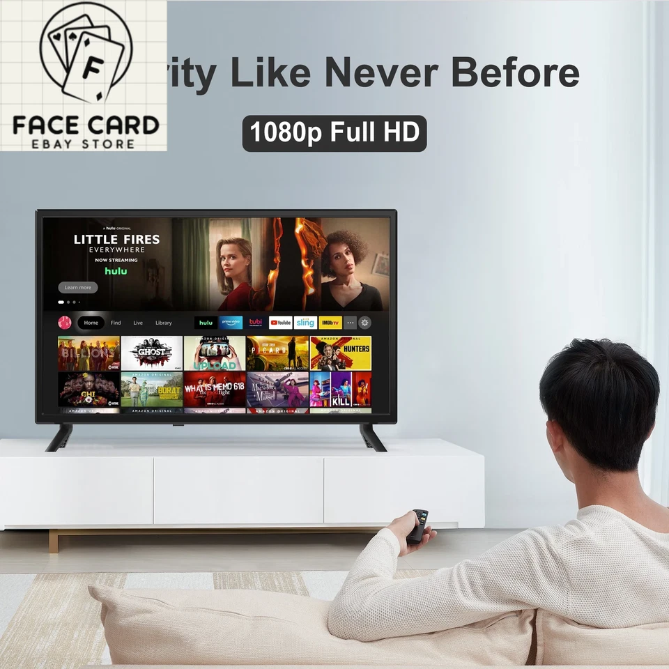 40" Inch LED 1080P Full HD Frameless Webos Smart TV - Dolby HDR 10 Vision and At - Image 2 of 4