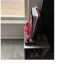 PS5 Vertical External Stand Dock w/ Dual Controller Holders Headset Hanger