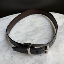 Chaps Boys Reversible Synthetic Leather Dress Belt Black/Brown S 22-24"
