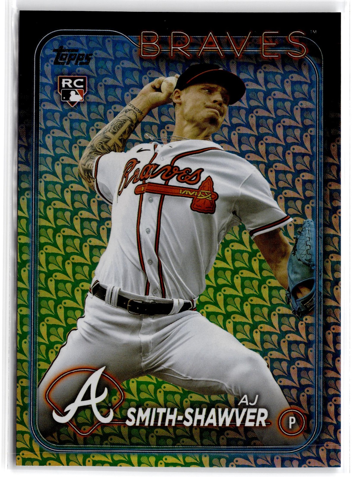 2024 Topps AJ Smith-Shawver #117 Holiday Atlanta Braves