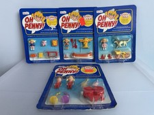 Vintage 1989 Oh Penny! Set Of 4 Shopping Day, Canoe, Bike & Band New On Card
