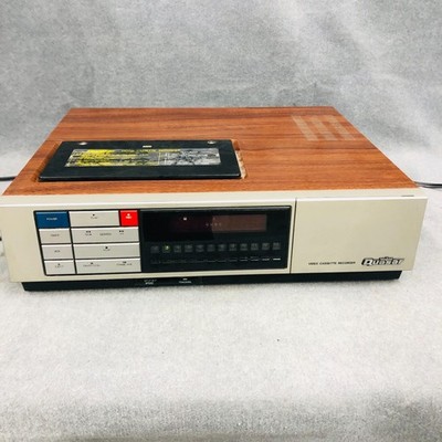 Vintage Quasar VH5031WW Top-Loading VCR - Woodgrain Finish - As Is / Parts Only