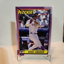 2025 Topps Series 1 - 1990 Topps Baseball Adael Amador #T90-83 (RC)