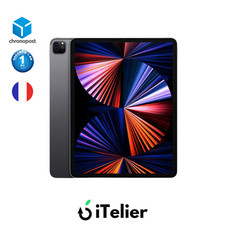 iPad Pro 12.9" 2021 M1 - 128Go - Noir - Très Bon État - Sans Face iD - 5G + Wifi
