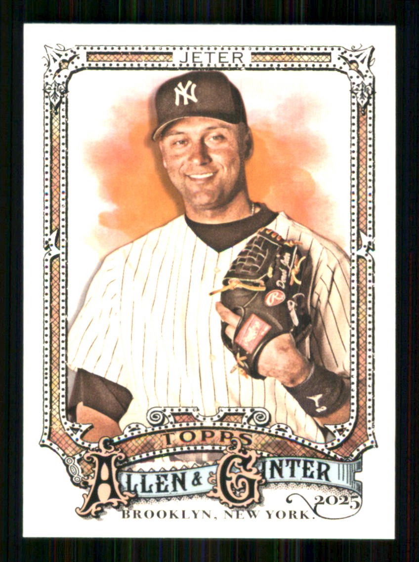 2025 Topps Allen & Ginter #21 Derek Jeter New York Yankees 65451