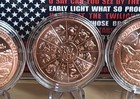 (5) 1 oz .999 Copper Round  | Year of the Dog Chinese ,Zodiac On Back. — photo 3