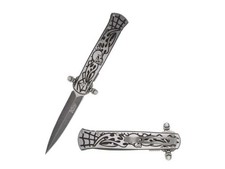 8.5" Heavy Duty Spring Assist Tactical Pocket Knife Folded Survival Knife w/Clip