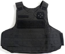 20x13 20x15 GH BODY ARMOR TACTICAL RESPONSE GEN-X MOLLE CARRIER BLACK NO INSERTS