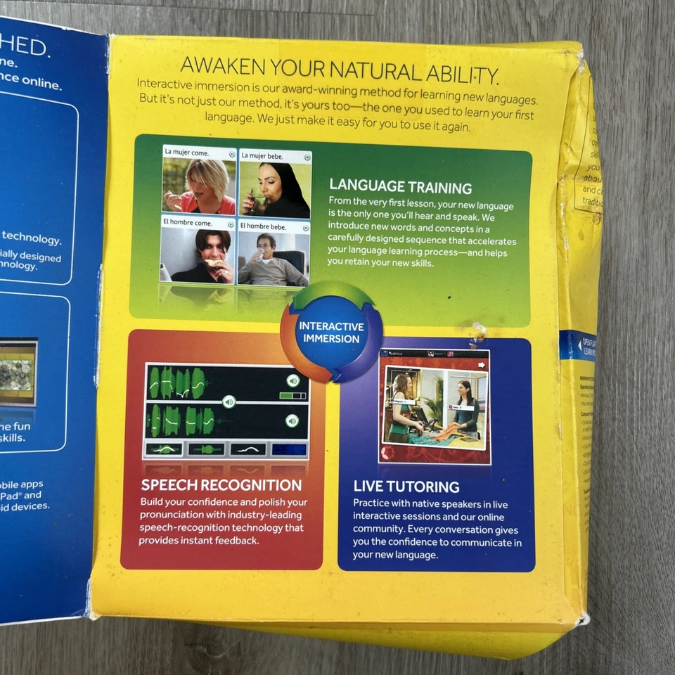 Rosetta Stone Italian Level 1-5 Italiano Language CD Set w/ Headphones & Code - Image 4 of 4