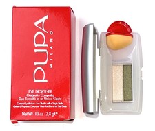 Fard à paupières compact PUPA Milano Eye Designer deux teintes avec un seul c...