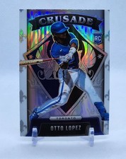 2022 Panini Chronicles Crusade OTTO LOPEZ Holo Prizm RC BLUE JAYS #16