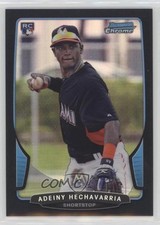 2013 Bowman Chrome Black Refractor 2/15 Adeiny Hechavarria #23 3q5