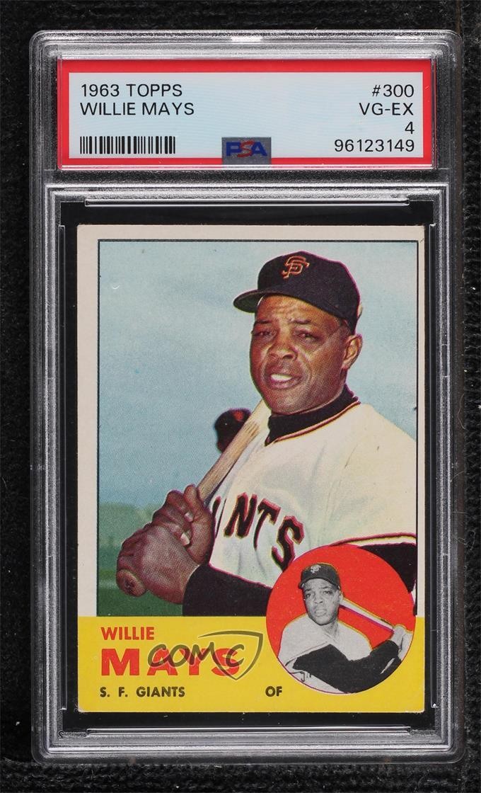 1963 Topps Willie Mays #300 PSA 4 HOF 0q4x