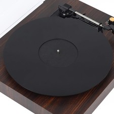 Acrylic Turntable Mat Record Slipmat: 12 Inch Platter Vinyl Slip Mats Black
