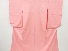 7229313: JAPANESE KIMONO / VINTAGE LONG SLEEVES KIMONO / WOVEN DIAGONAL STRIPE