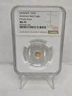 Undated Gold American Bald Eagle Private Issue Graded NGC MS70 1/500 .999 Pure
