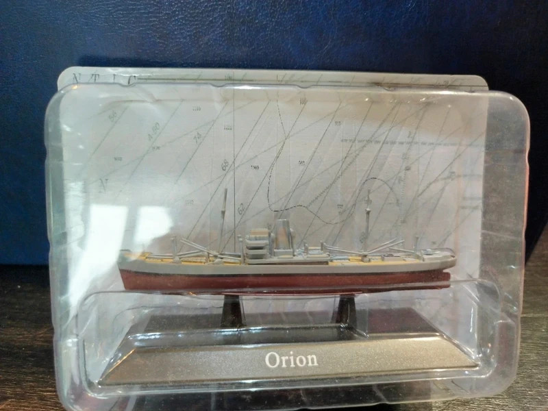 Modellino nave da guerra die cast Orion de agostini 1:1250 #