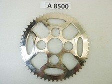 Corona cromata Guzzi Zigolo 98 55 denti cod 24465 NUOVO fondo di magazzino ve...