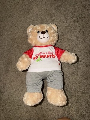 Build-A-Bear Workshop Beige Plush Bear w/ Ro-mantis Shirt & Gray Pants