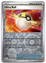 Ultra Ball 091/091 Paldean Fates Reverse Holo Uncommon