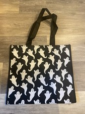 HALLOWEEN  Reusable Tote Bag 15  X 14  X 6.5 HALLOWEEN GHOSTS/GLOW IN THE DARK