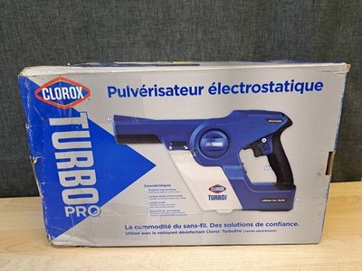 Clorox Turbo Pro Electrostatic Sprayer   Cordless Handheld Unit