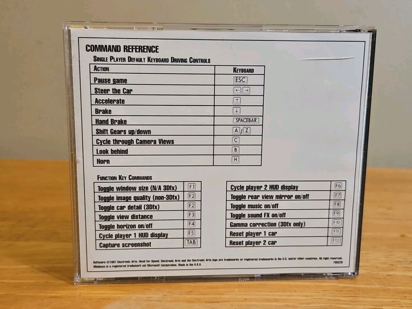 Need For Speed 2 II Special Edition SE PC CD-ROM Game Windows 95