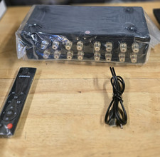 NEOHIPO ET30 Dual Analog VU Meter, 2-Way Amplifier/Speaker Switcher Box Audio