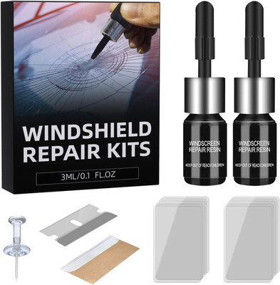 Car Windshield Chip Repair Kit, Windshield Repair Kit Nano Glass Crack Repair
