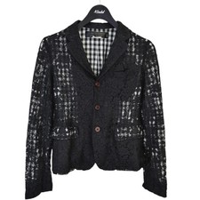 Used COMME des GARCONS COMME des GARCONS Lace 3B Jacket AD2011 Black Size S