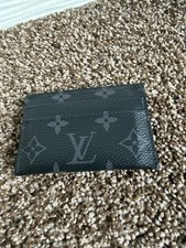 Louis Vuitton Monogram Eclipse Double Card Holder Black, M62170