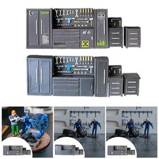 Modello Garage Miniatura Banco Da Lavoro Armadio Attrezzi Strumenti Officina