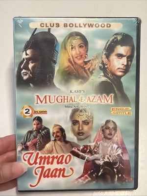 Mughal E Azam & Umrao Jaan Bollywood Hindi Movie DVD 2-movies