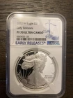 Photo of a 2022-W American Silver Eagle Proof from an eBay listing that sold on Jul 16, 2026