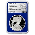 2018-W $1 1-oz Proof American Silver Eagle NGC PF69UC ALS ER Label Blue Core