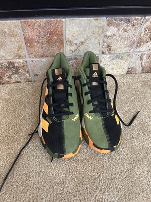 adidas Pro Next 2019 Basketball Sneakers Size 3 Green, Orange, And Black