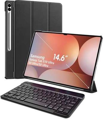 Case for Samsung Galaxy Tab S9 Ultra 14.6 inch, Multi-Angle Folio Stand