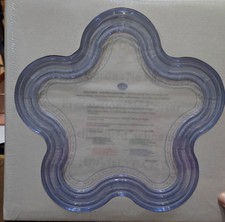 Creative Memories Jumbo Blooming Star Pattern Custom Cutting  Sizing Template