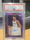 2025 Topps Chrome Victor Wembanyama Purple Auto /75 Psa 9