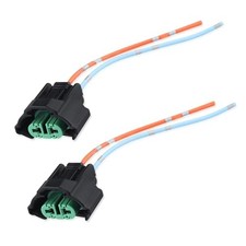 2PCS H8/H11 Headlight Connector with 4 Inch Wire Pigtail,Female Adapters Fog