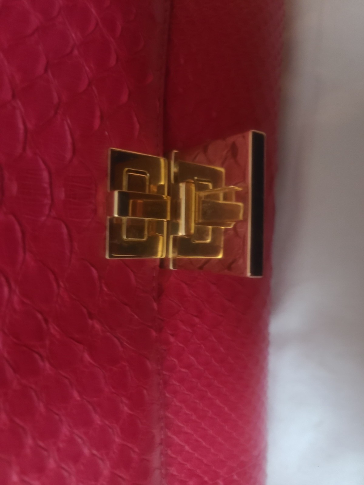 CELINE TRAPEZE PYTHON LEATHER HADBAG AUTHENTIC / … - image 10