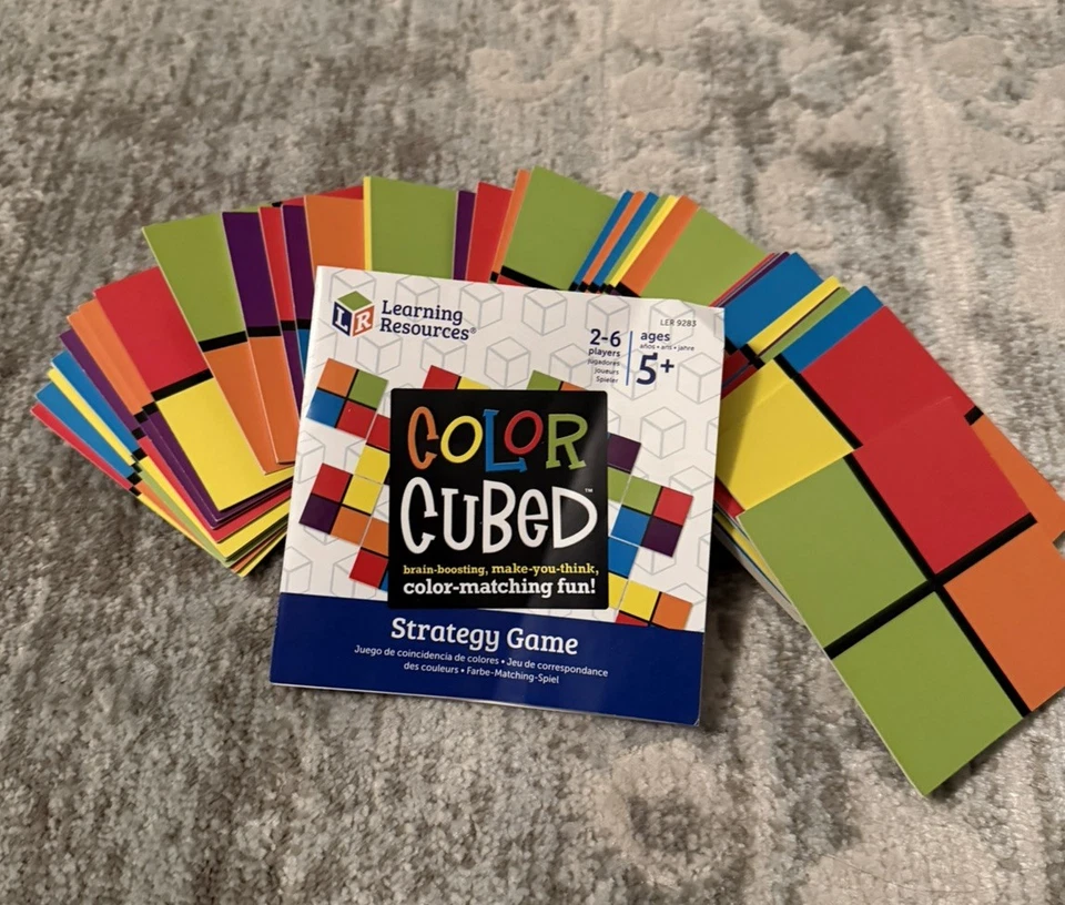 Learning Resources Color Cubed Multicolored Brain teaser 40 Pieces Strategy Game - Image 3 of 4