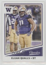 2017 Panini Classics Rookies Red Back /299 Elijah Qualls #234 c8n