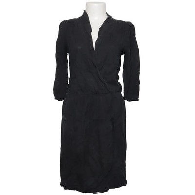 3 Suisses Collection, Wickelkleid, Größe: 38, Schwarz, Seide/Wolle #p7z